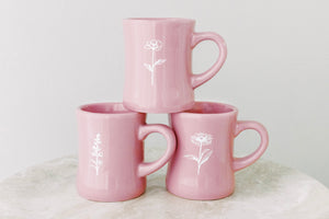 **Limited Quantities** Birth Flower Mugs